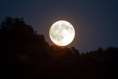 Moon mood night sky photo