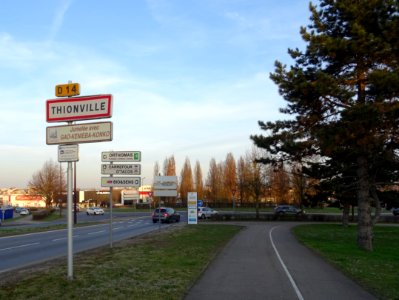 Arrivée à Thionville, fin de la balade pour aujourd'hui. I… 