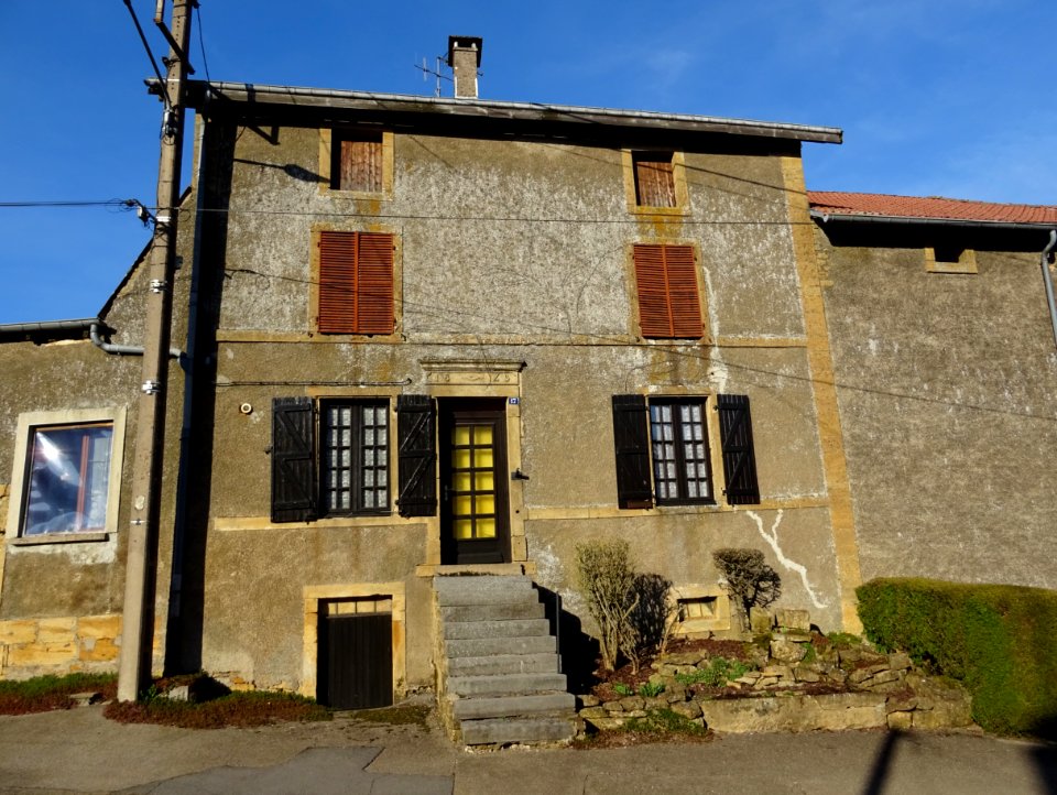 Une vieille maison (1873), Fillières, Meurthe-et-Moselle 