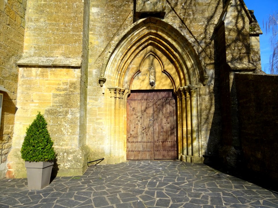 Porte de l'église Sainte-Agathe, Longuyon, Meurthe-et-Mose… 