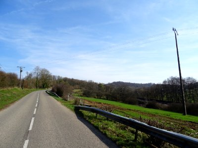 Sur la route entre Villette et Colmey, Meurthe-et-Moselle 