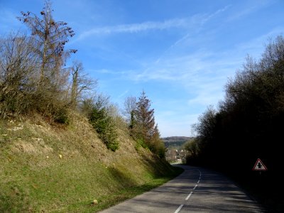 Sur la route entre Villette et Colmey, Meurthe-et-Moselle 