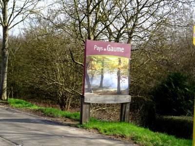 J'entre dans le Pays de Gaume, en Wallonie, Belgique 