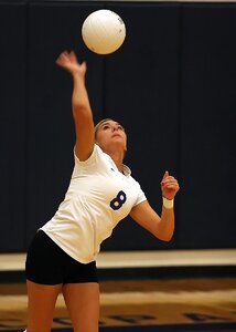 Volley athlete action