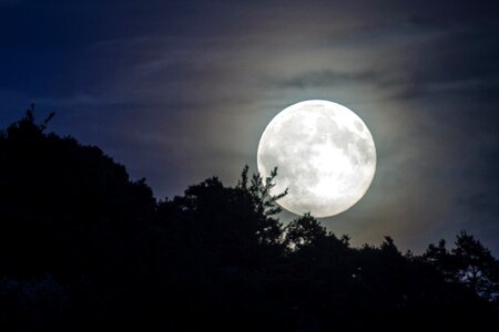 Moon mood night sky