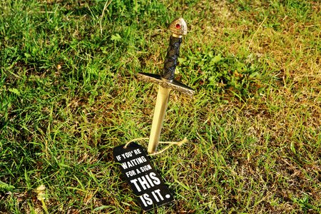 Motto shield wooden sign