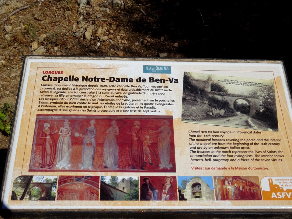 Chapelle Notre Dame de Benva, entre Lorgues et Saint-Anton… 