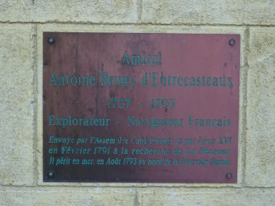 Amiral Antoine Bruny d'Entrecasteaux, 1737-1793 Explorateu… 