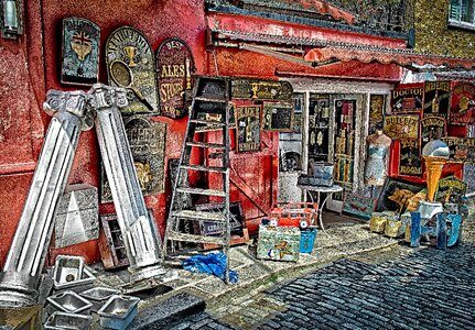 West london notting hill shop front