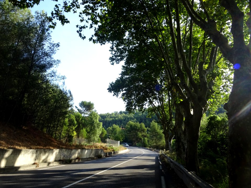 A la sortie des gorges d'Ollioules 