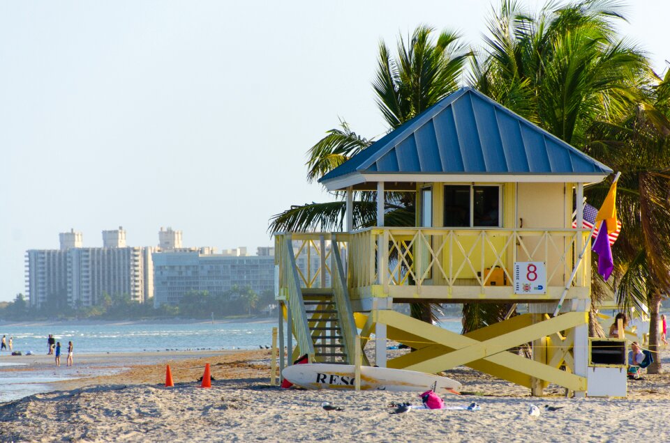 Key biscayne summer ocean