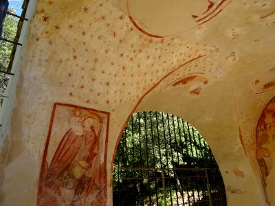 Fresque, chapelle Notre Dame de Benva, entre Lorgues et Sa… 