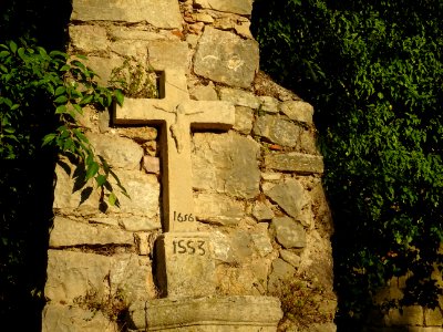 Crucifix, chapelle Notre-Dame-de-l'Aube, Entrecasteaux, Va… 