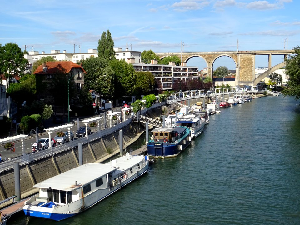 Les bords de Marne, depuis le pont de Nogent, Nogent-sur-M… 