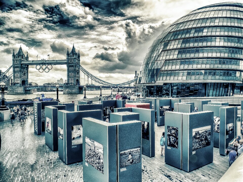 Cityscape landmark travel