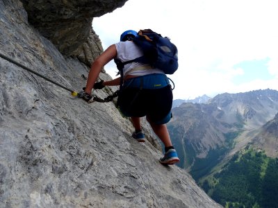 Encore un passage en traversée sur une dalle lisse et glis… 