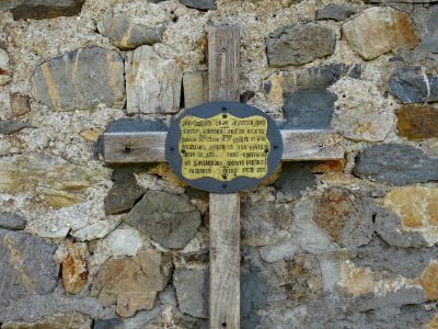 Chapelle de l'Alpe du Lauzet, souvenir de l'avalanche du 1… 
