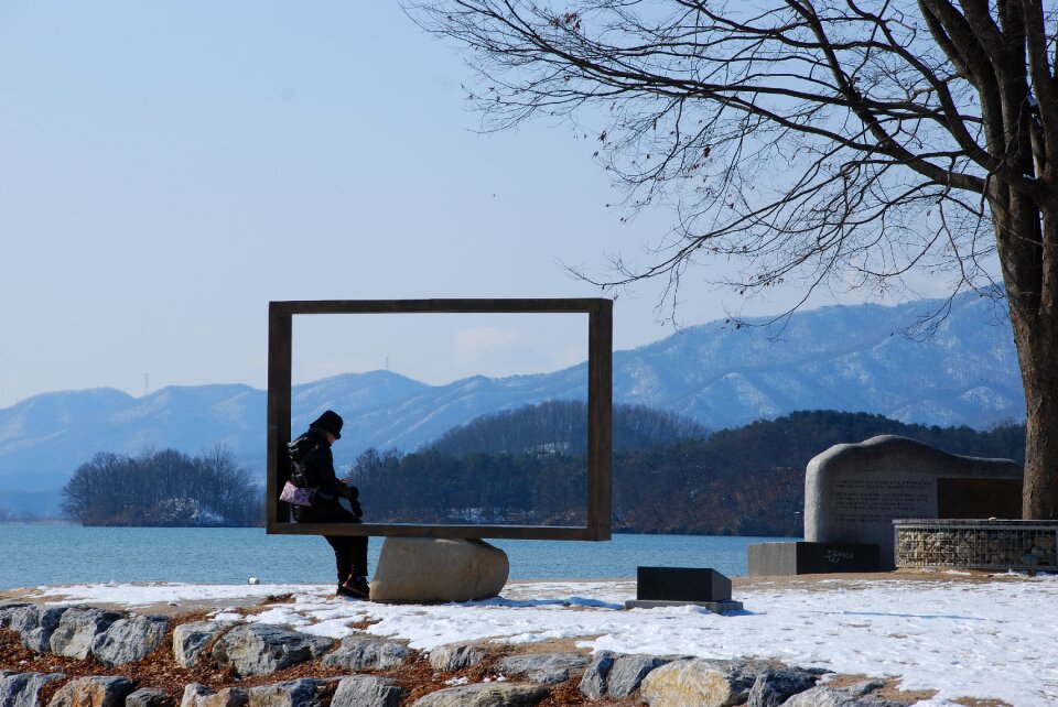 Winter yangpyeong scenery