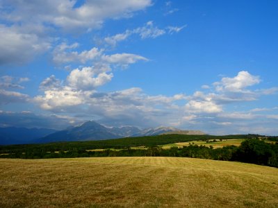 Dans la montée au col Bayard, coté St-Bonnet, paysage du C… 