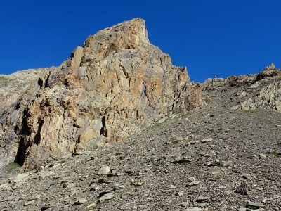 Pointe 2966 m, juste à l'ouest du Col de Colette Verte 