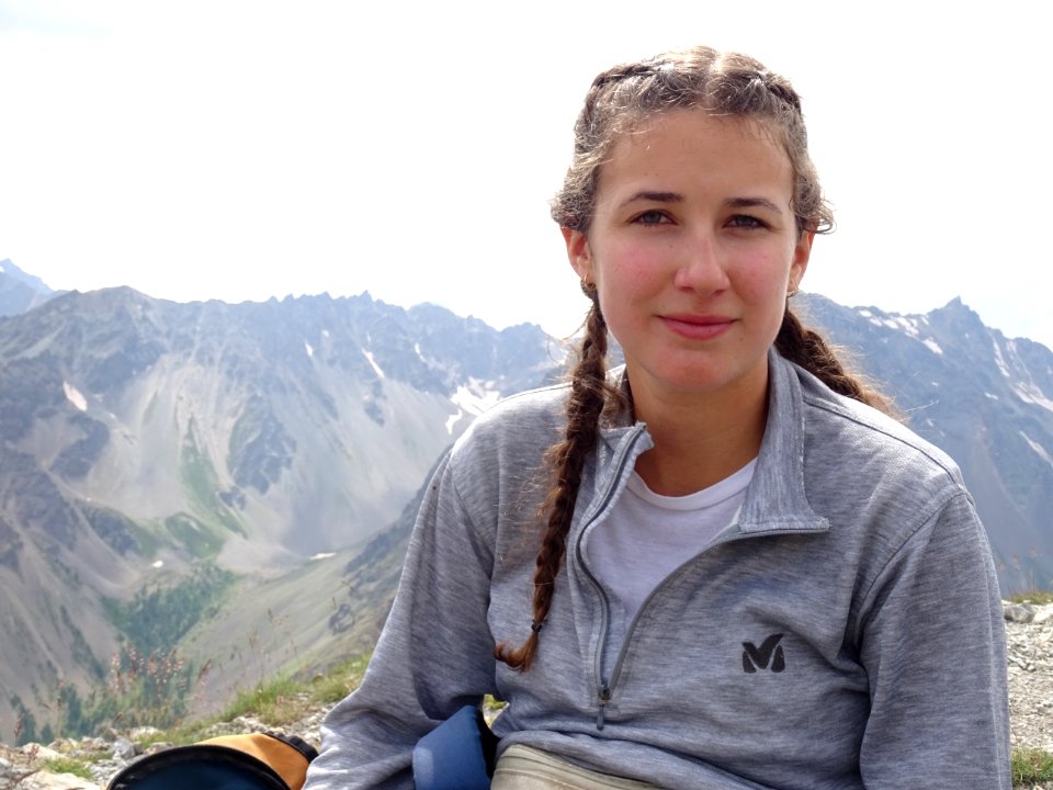 Caroline au sommet 