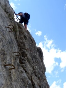 Dans le premier passage un peu vertical 