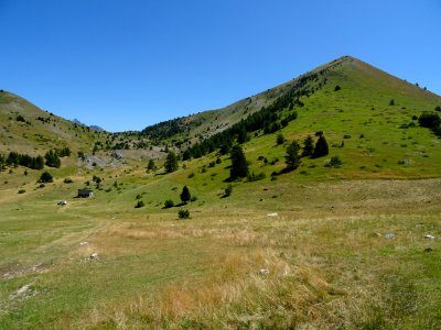 Petit vallon paisible où coule le Rif (invisible ici) dans… 