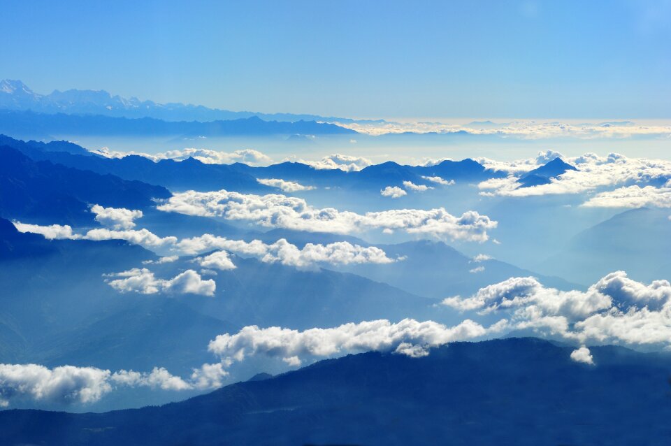 Himalayan travel airphoto