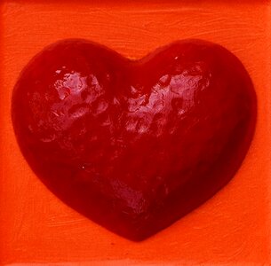 Self-made heart pair