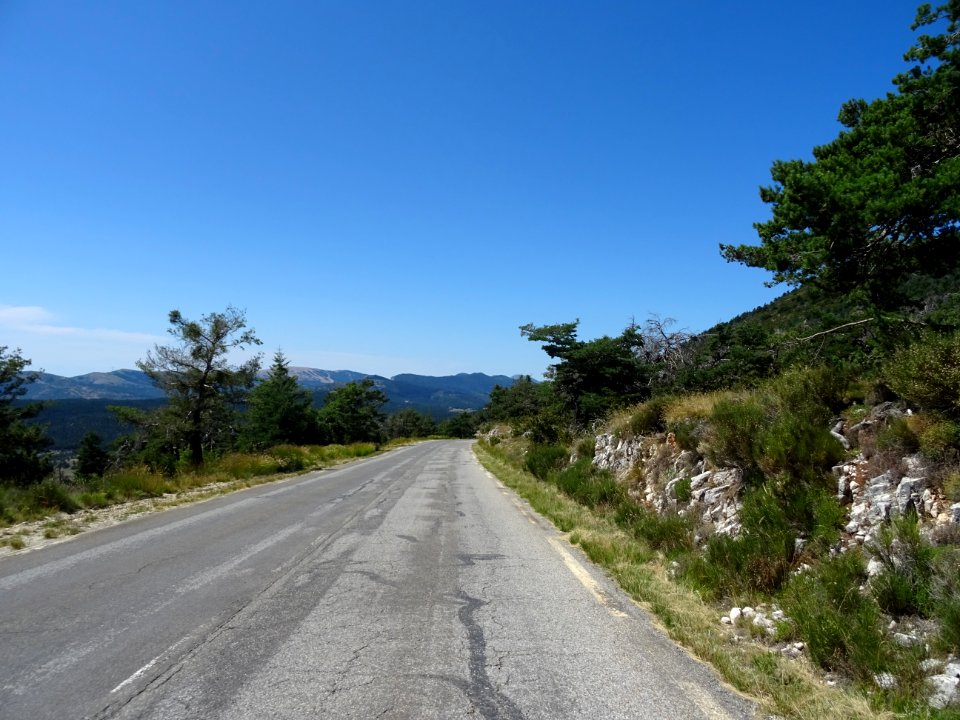 Dans la descente, Gréolières-les-Neiges, Alpes-Maritimes 
