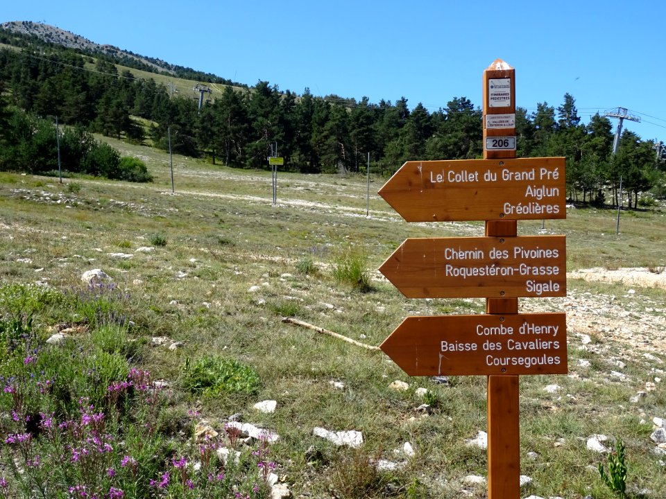 Station de ski, Gréolières-les-Neiges, Alpes-Maritimes 