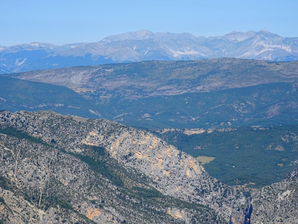Paysage vers le nord, depuis le parking-point de vue, sur … 