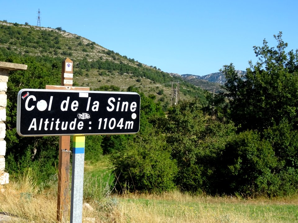 Col de la Sine, 1104 m, Alpes-Maritimes 