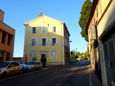 Début de la route Napoléon, dans Grasse, Alpes-Maritimes 