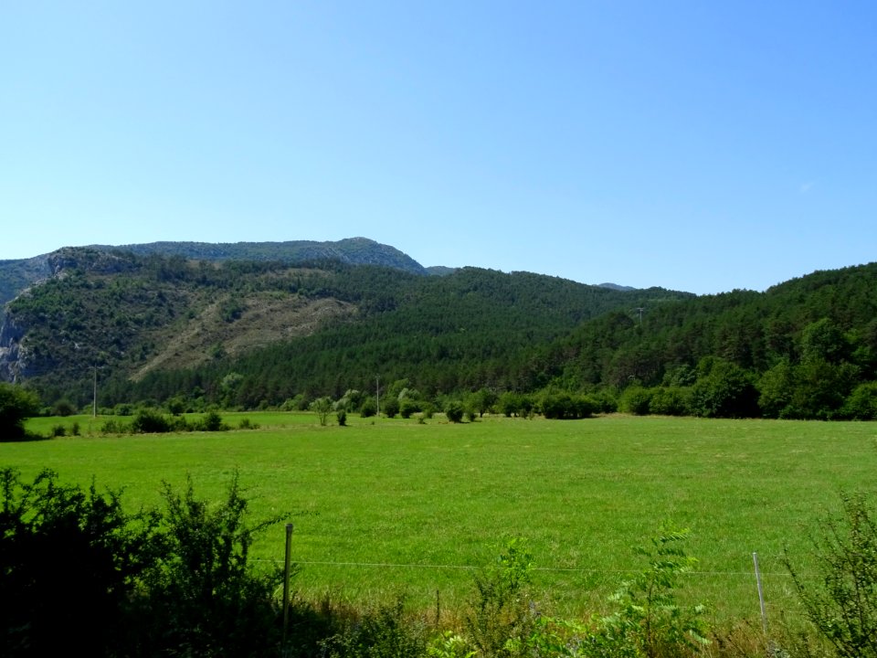Immenses prairies, Le Pali, commune de Cuebris, Alpes-Mari… 