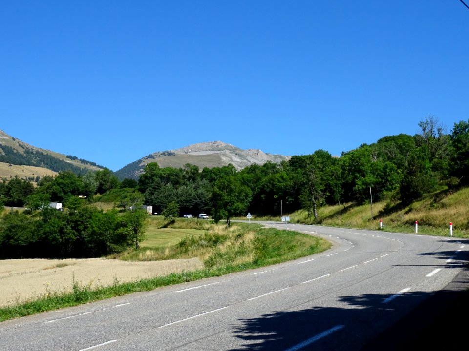 Dans la montée au col Bayard, depuis Gap, Hautes-Alpes 