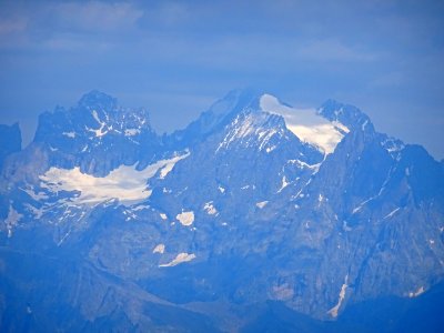 Au zoom, depuis le Col de la Colette Verte, Le Pic Sans No… 