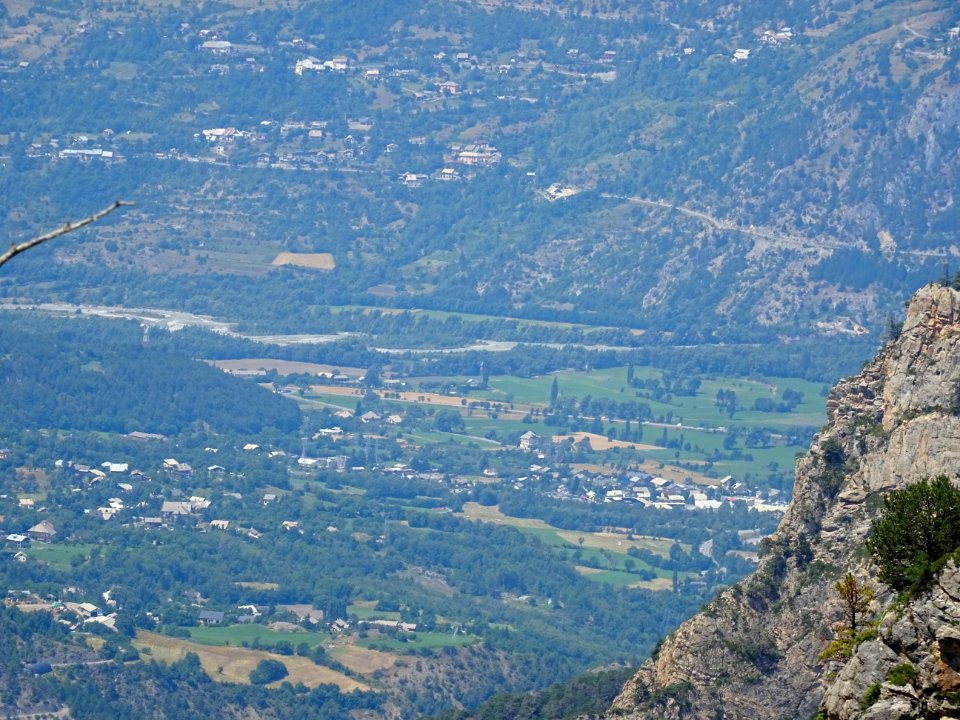 Vue vers la vallée de la Durance 