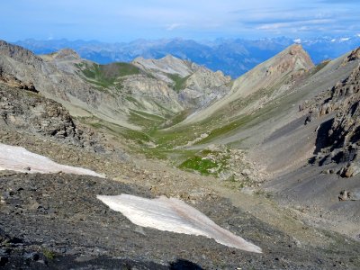 Entre le Col de la Colette Verte et le Pas du Curé, le reg… 