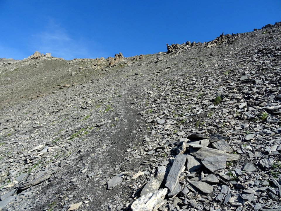 Il reste 1 ou 2 longueurs pour atteindre le Col de Colette… 