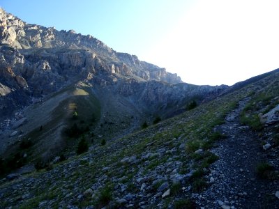 Montée vers le Vallon Claus 