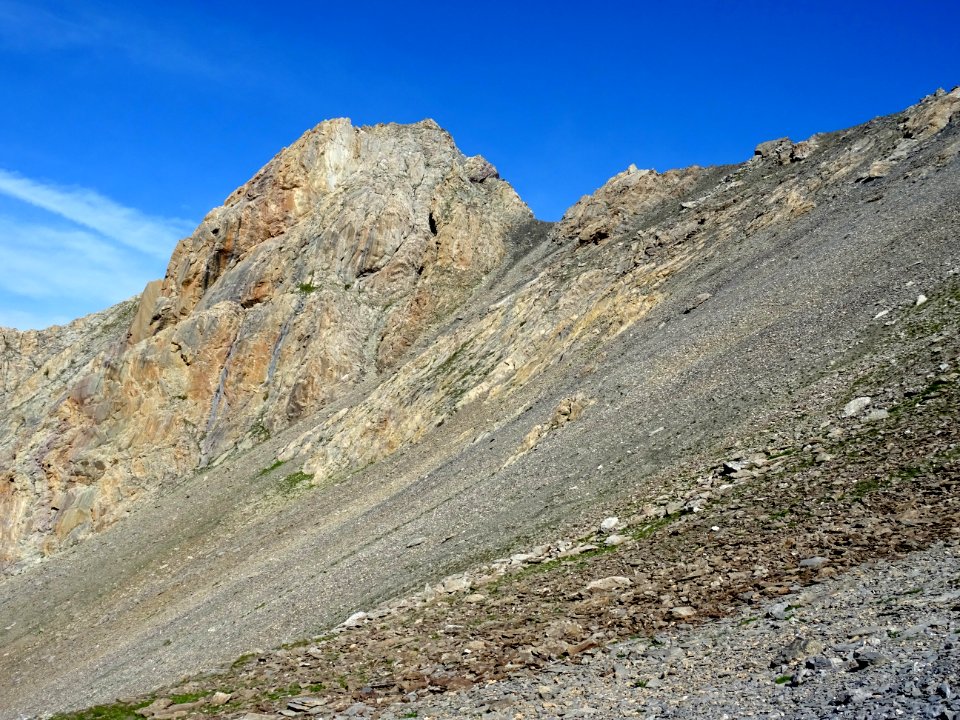 Pointe 2966 m, juste à l'ouest du Col de Colette Verte 