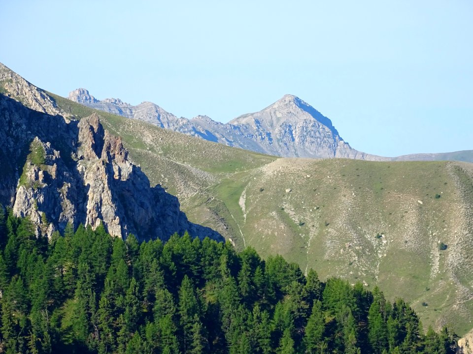 Pic de Chabrières, col de la Coulette 