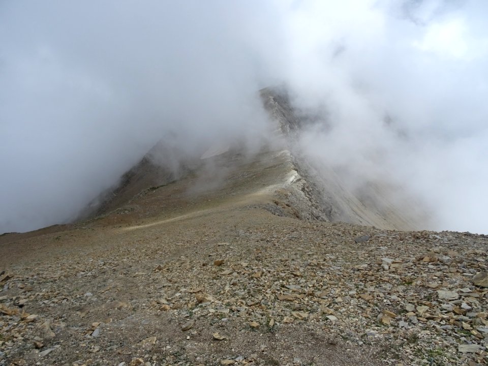 Suite de la descente vers le sud, depuis le Pic du Mourre-… 