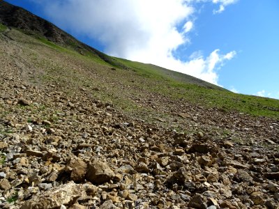 Remontée en traversée montante depuis le lac de la Dent ve… 