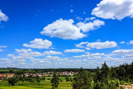 Sky village view photo