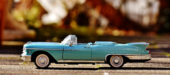 Blue vehicle classic