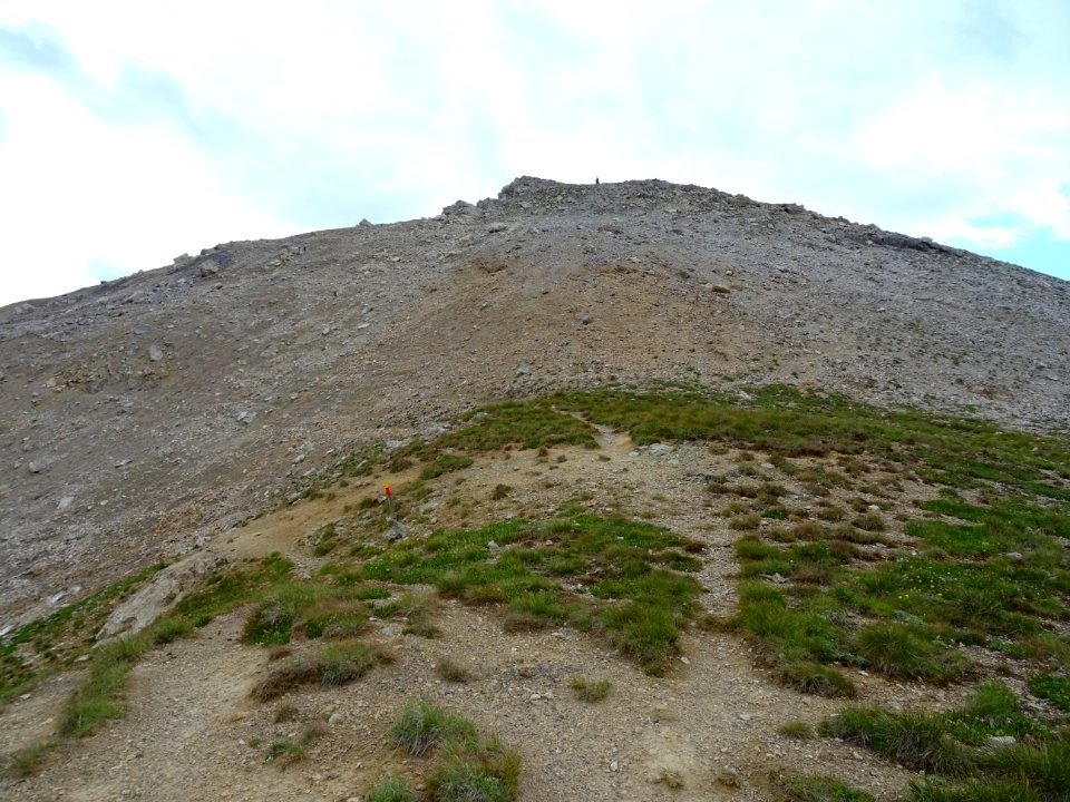 Au col sous le Pic d'Escreins 2655 m ... on distingue une … 