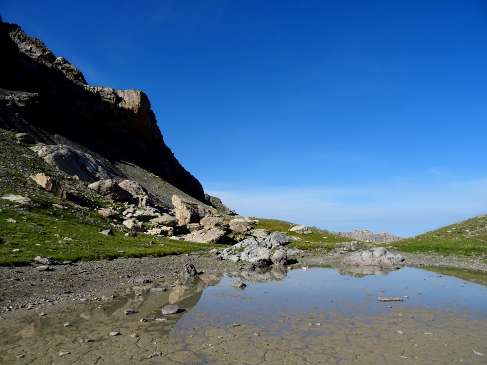 Petite mare temporaire dans le Vallon Claus 