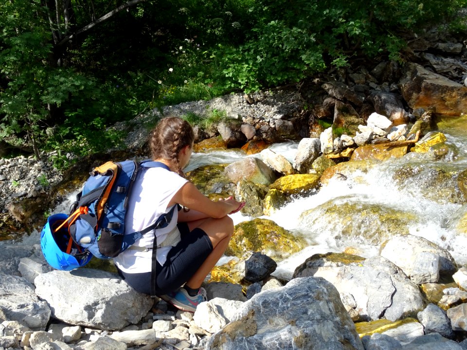 Au bord du Torrent du Rif 